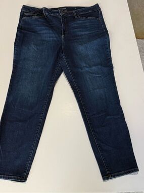 Chico's Women's Straight Leg Jeans in Dark Indigo